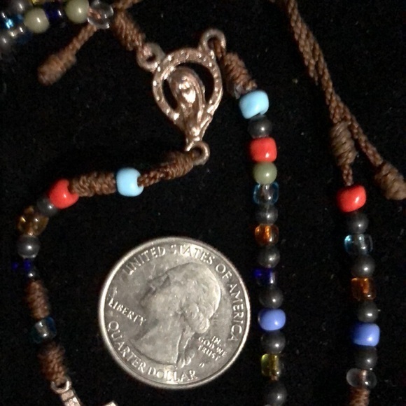 Handmade 5decade glass bead rosary - Picture 5 of 5